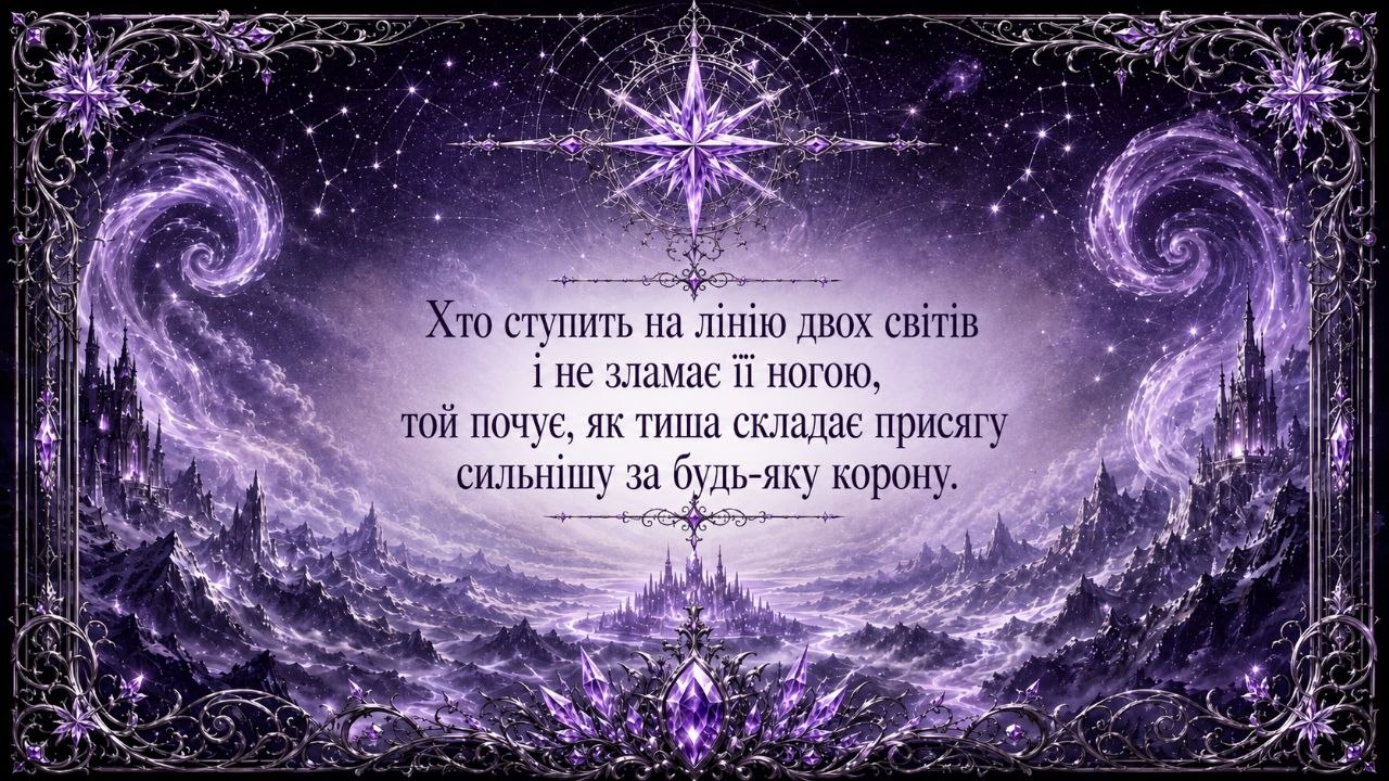 Сувій пророцтва: нічна затока й срібні нитки світла на порозі двох світів